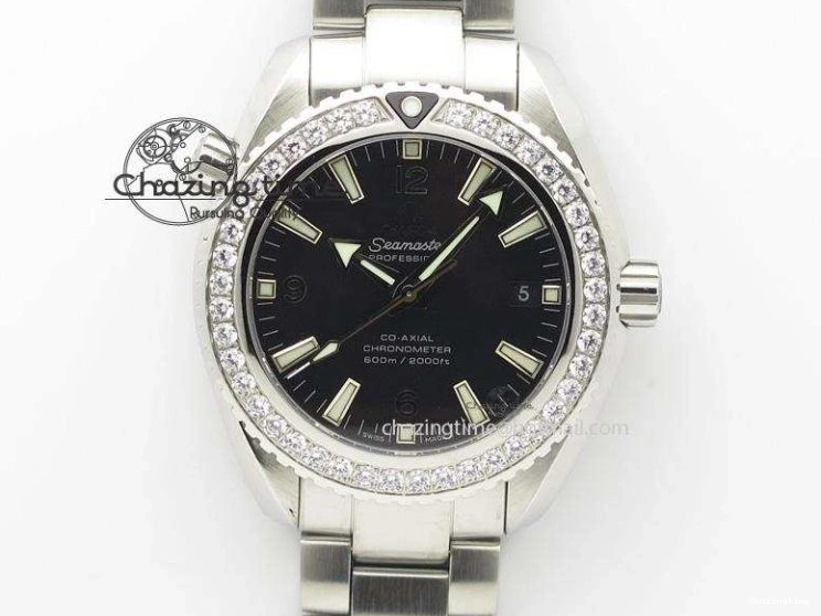 0211 Stretchable Planet Ocean 2016 43.5mm SS OM 1:1 Best Edition Gray Dial On SS Bracelet A 8163